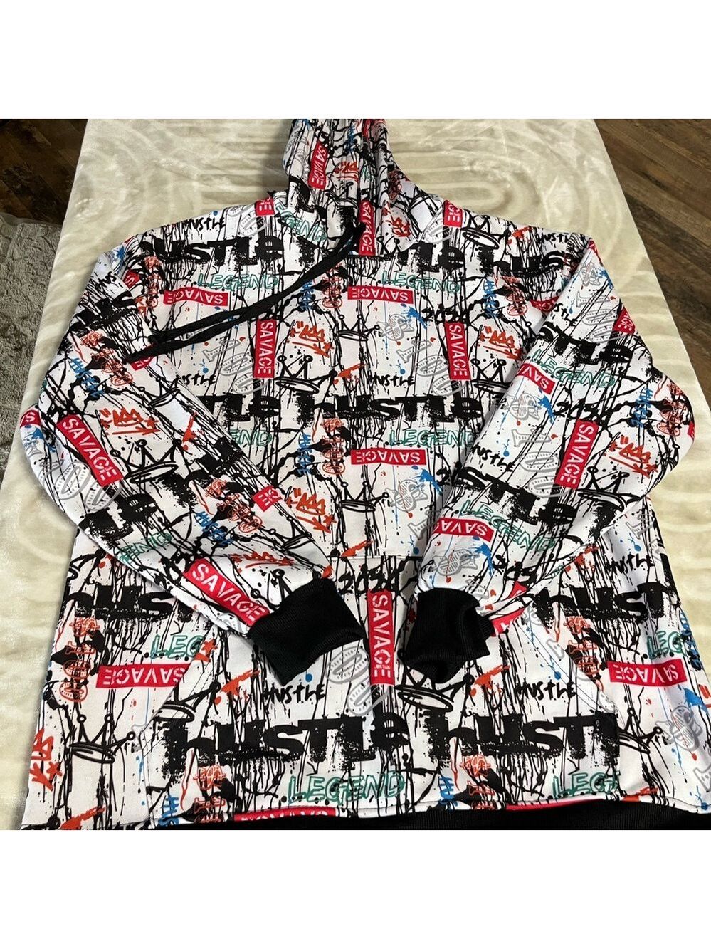 Mens Sacred Crown Large hoodie multicolor